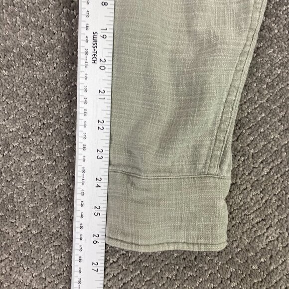 Marine Layer Selvage Shirt Men's Large Gray Button Up Down Long Sleeve Stretch - Picture 12 of 12